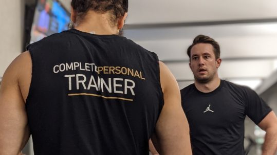CompleteBody trainer trains a members